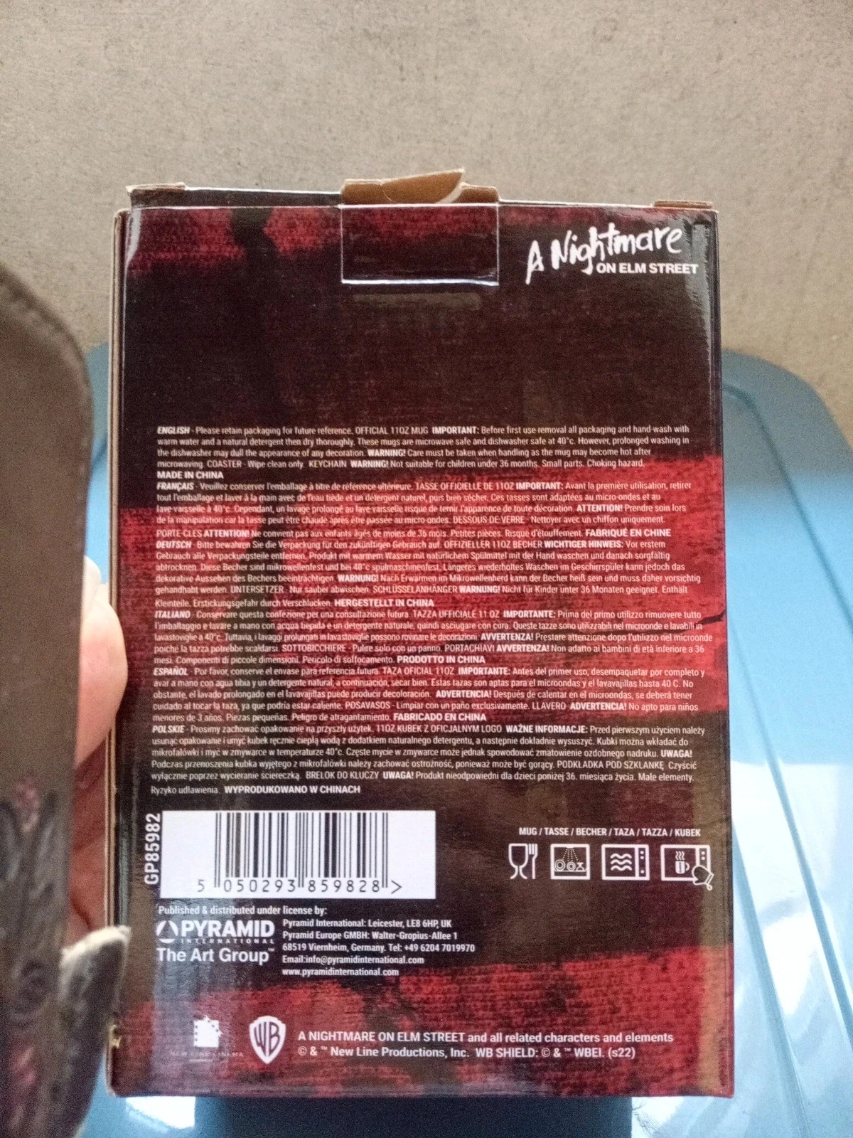 Titel: Freddy Krueger Cadeauset A Nightmare on Elm Street (Mok, Onderzetters, Sleutelhanger) – photo 16